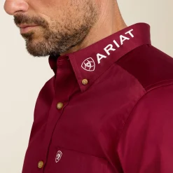 Team Logo Twill Fitted Shirt