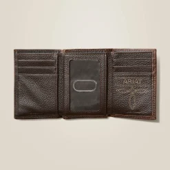 Trifold Wallet Stacked Logo