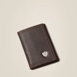Triple Stitch Trifold Wallet