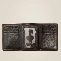 Triple Stitch Trifold Wallet