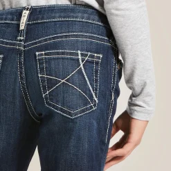 Trouser Mid Rise Stretch Ella Wide Leg Jean