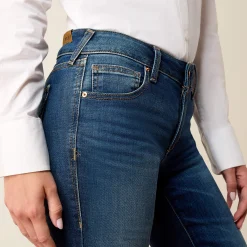 Trouser Mid Rise Stretch Kelsea Wide Leg Jean