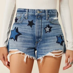 Ultra High Rise Americana Denim 3" Shorts