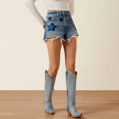 Ultra High Rise Americana Denim 3" Shorts