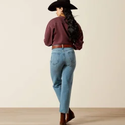 Ultra High Rise Cheyenne Yoke Tomboy Straight Leg Jean