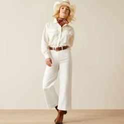 Ultra High Rise Countryside Wide Leg Crop Jeans