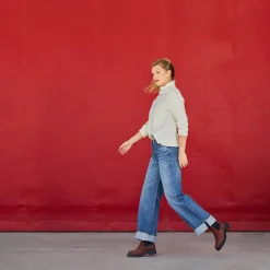 Ultra High Rise Tomboy Wide Jean