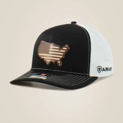 Usa flag patch logo cap