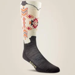 Western Boot Mid Calf Everyday Performance Wool Sock