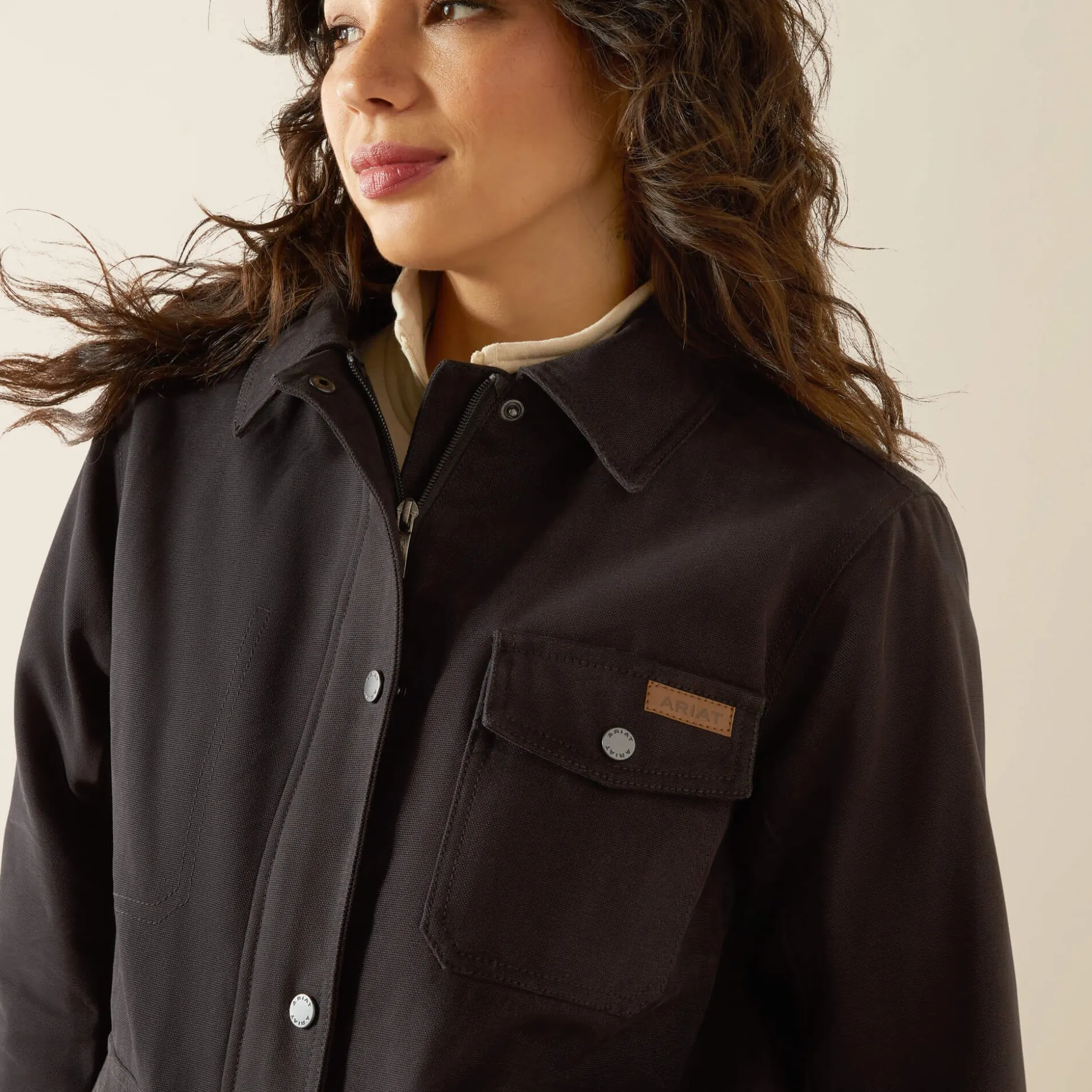 Western Canvas Chore Jacket