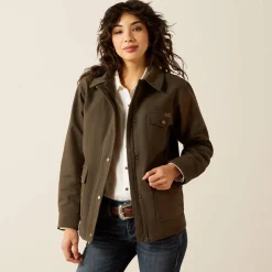 Western Canvas Chore Jacket
