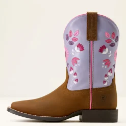 Wild Bloom Wide Square Toe Western Boot