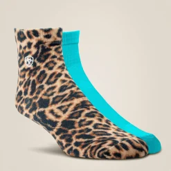 Wild Thing Ankle Sock 2 Pair Multi Color Pack