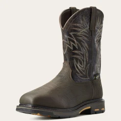 WorkHog Wide Square Toe MetGuard Waterproof Composite Toe Work Boot