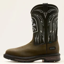 WorkHog XT Bolt Skull Waterproof Wide Square Toe Carbon Toe Work Boot