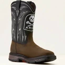 WorkHog XT Bolt Skull Waterproof Wide Square Toe Work Boot