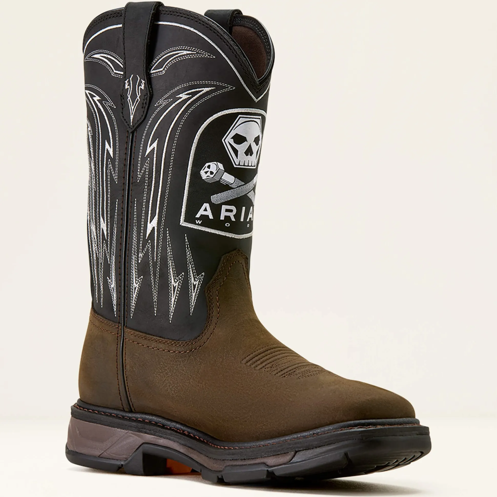WorkHog XT Bolt Skull Waterproof Wide Square Toe Work Boot