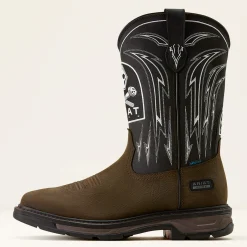 WorkHog XT Bolt Skull Waterproof Wide Square Toe Work Boot