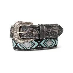 Woven Geo Inlay Belt