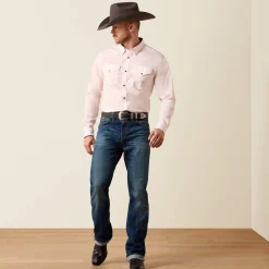 Wrinkle Free Refined Slub Fitted Shirt
