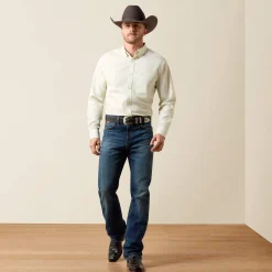 Wrinkle Free Solid Fitted Shirt