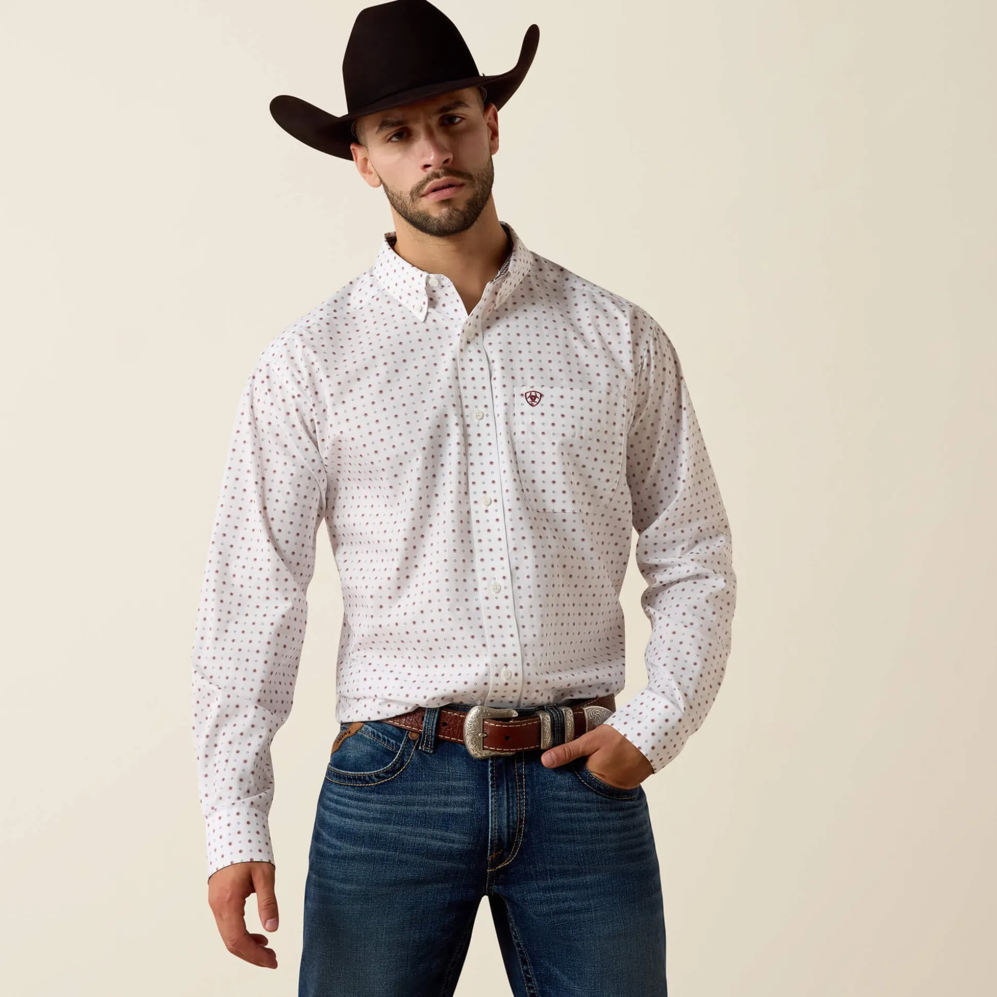 Wrinkle Free Waverly Classic Fit Shirt